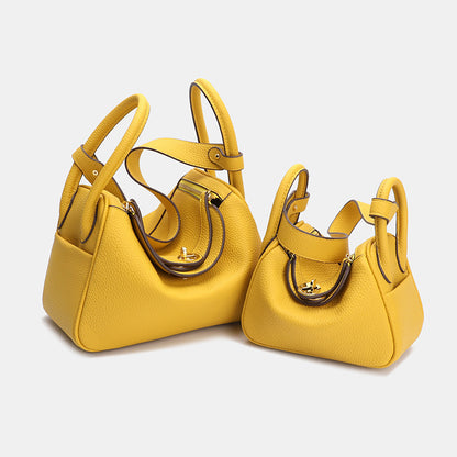 2025 popular new women's bag lindy bag mini soft leather shoulder messenger bag pillow bag versatile lindy small bag doctor