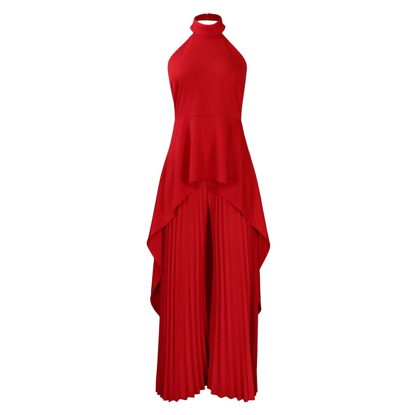 2025 D372 Popular trade New fashion casual suit summer celebrity private clothes backless top pleated wide-leg pants 2025 suit