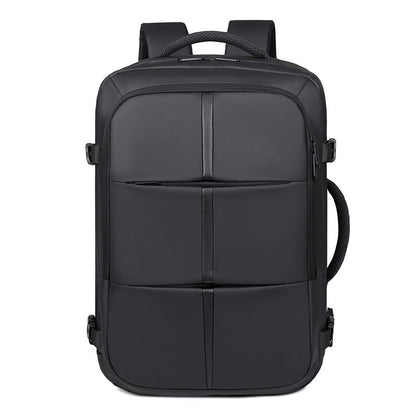 XAKXX 2025 Cross-border Popular trade bags, business men's backpacks, high-end men's backpacks, commuting double-back laptop bags.