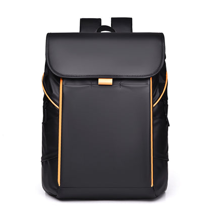XAKXX 2025 popular new men's large-capacity contrasting color backpack fashionable and high-quality 15.6-inch computer travel backpack schoolbag