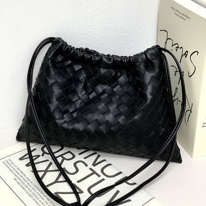 XAKXX Woven women's bag popular new dumpling bag female crossbody niche design lucky bag bag cloud bag one shoulder diagonal span bag tide