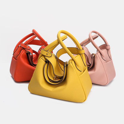 2025 popular new women's bag lindy bag mini soft leather shoulder messenger bag pillow bag versatile lindy small bag doctor