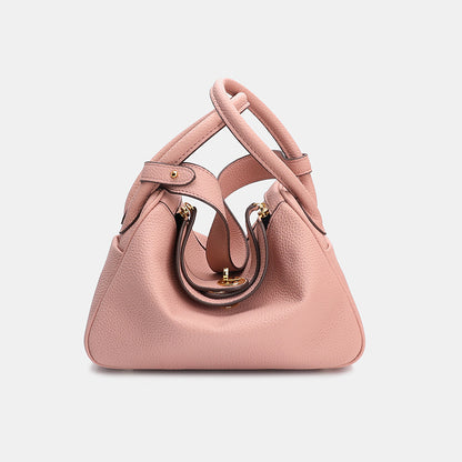 2025 popular new women's bag lindy bag mini soft leather shoulder messenger bag pillow bag versatile lindy small bag doctor