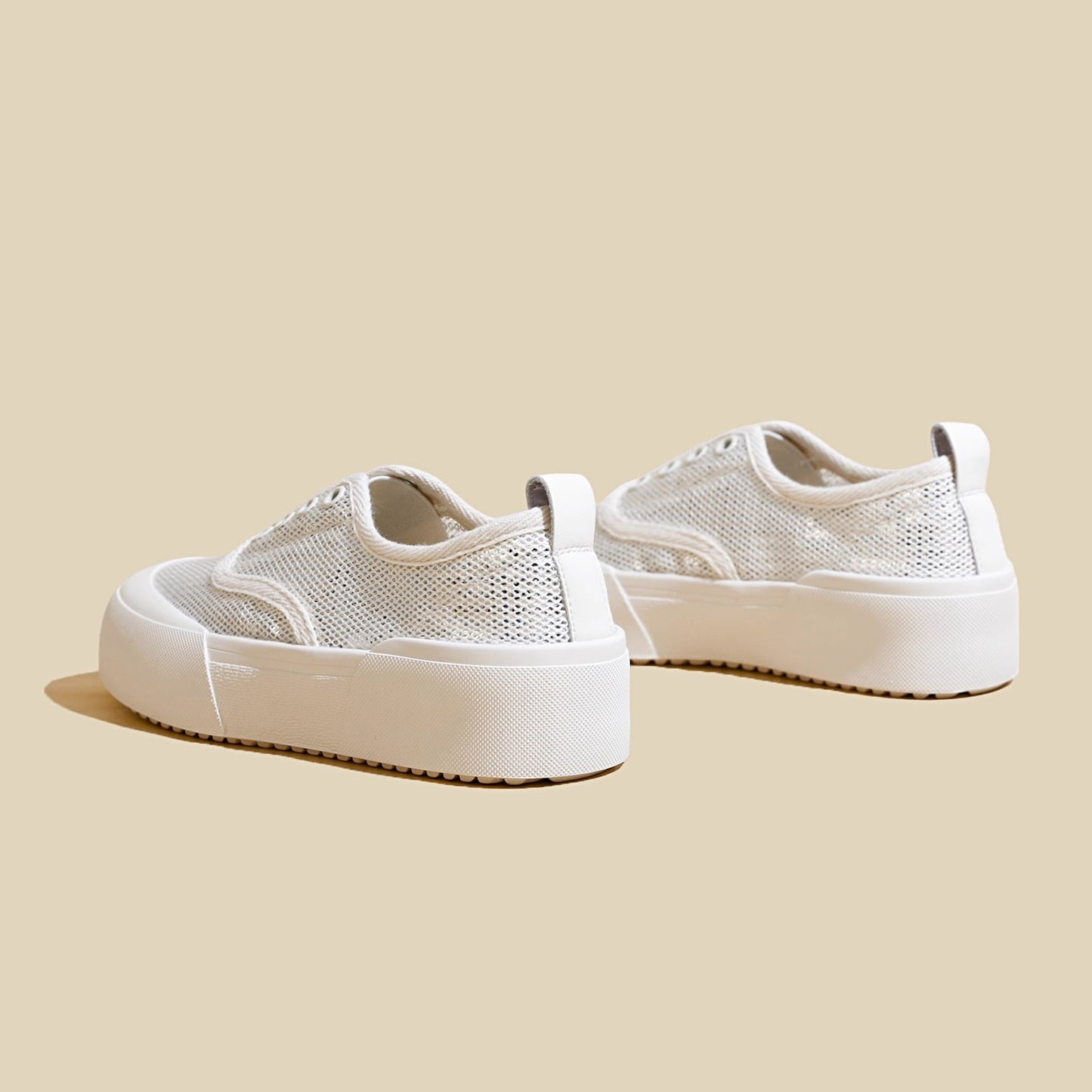 xakxx Summer New Fashion Women's Slip-on Lazy Casual Sneakers Versatile Breathable Thin Mesh Canvas Shoes