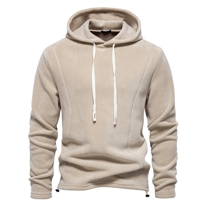 XAKXX 2025 Men's autumn and winter new stand-up collar half-zipper long-sleeved sweater stand-up collar New trend versatile men's fleece top
