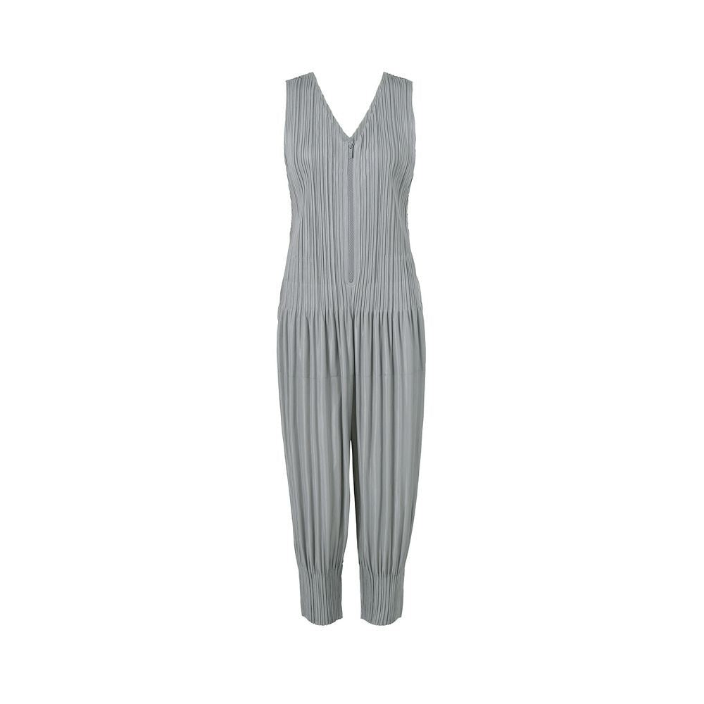 2025 counter jumpsuit women's high-end fashion loose casual zipper spring and summer versatile pleated overalls Popular style