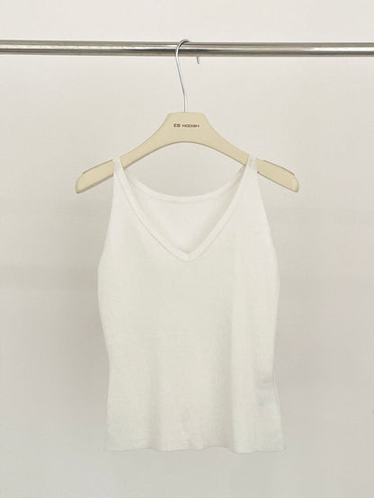 2025 ES MODISH spring new product basic versatile slim V-neck sling vest top with Tencel small vest inside