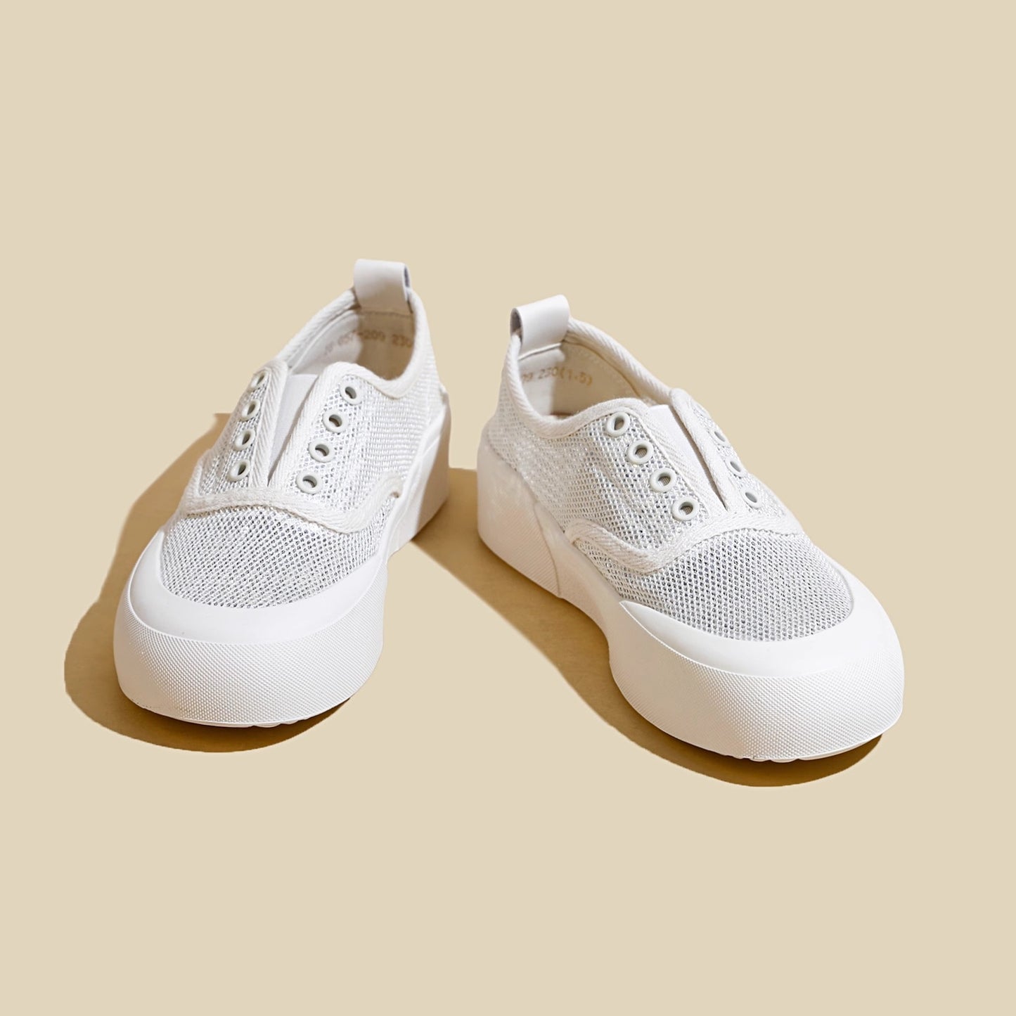 xakxx Summer New Fashion Women's Slip-on Lazy Casual Sneakers Versatile Breathable Thin Mesh Canvas Shoes