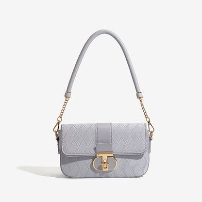 2025 Popular light summer light luxury neon bag popular textured small square bag  portable underarm bag single shoulder messenger bag