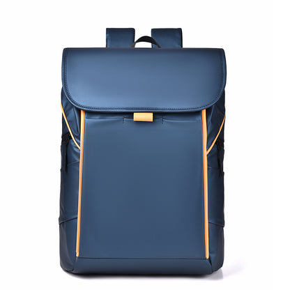 XAKXX 2025 popular new men's large-capacity contrasting color backpack fashionable and high-quality 15.6-inch computer travel backpack schoolbag