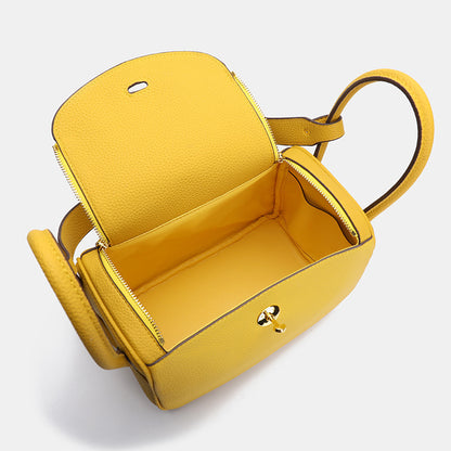 2025 popular new women's bag lindy bag mini soft leather shoulder messenger bag pillow bag versatile lindy small bag doctor
