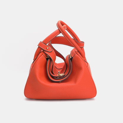 2025 popular new women's bag lindy bag mini soft leather shoulder messenger bag pillow bag versatile lindy small bag doctor