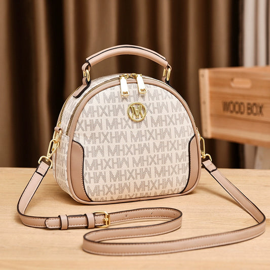 Bag Women  New Trendy Fashion Women's Bag Crossbody Bag Popular Big Brand Portable Small Round Bag Printed Bag Women