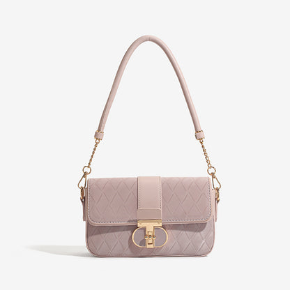 2025 Popular light summer light luxury neon bag popular textured small square bag  portable underarm bag single shoulder messenger bag