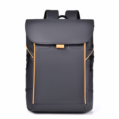 XAKXX 2025 popular new men's large-capacity contrasting color backpack fashionable and high-quality 15.6-inch computer travel backpack schoolbag