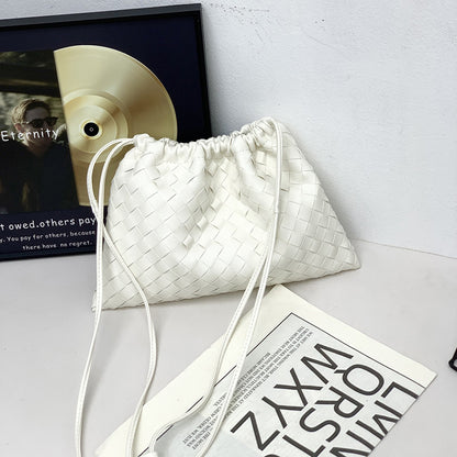 XAKXX Woven women's bag popular new dumpling bag female crossbody niche design lucky bag bag cloud bag one shoulder diagonal span bag tide