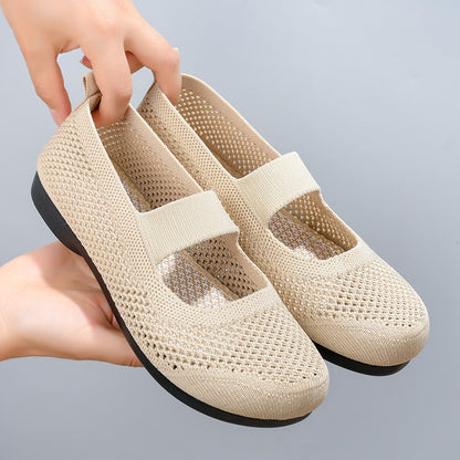 xakxx Women's Shoes Summer New Casual Women's Shoes Soft Bottom Breathable Stylish Mom Shoes Old Beijing Cloth Shoes Women's Factory Delivery