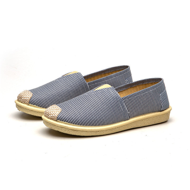xakxx Foreign Trade Wholesale New Women's Shoes Fashion Ladies Low-Top Breathable Soft Bottom Fisherman Shoes Casual Versatile Breathable Cloth Shoes Women
