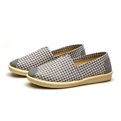 xakxx Foreign Trade Wholesale New Women's Shoes Fashion Ladies Low-Top Breathable Soft Bottom Fisherman Shoes Casual Versatile Breathable Cloth Shoes Women