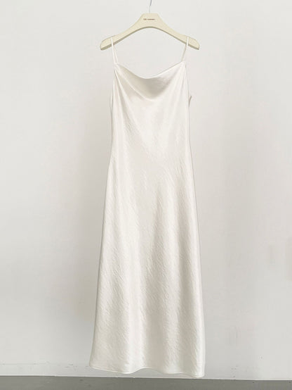 2025 ES MODISH Spring New Product Muse Preferred Suspender Skirt  Texture High Waist Inner Suspender Dress