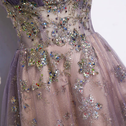 2025 Tube top evening dress women's popular autumn new fashion trend annual meeting host vocal art test dress