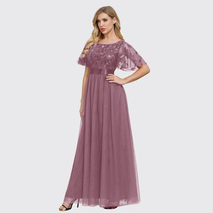 2025 sequined dress popular autumn new Popularan, 2025n and Korean version catwalk banquet evening dress factory supply