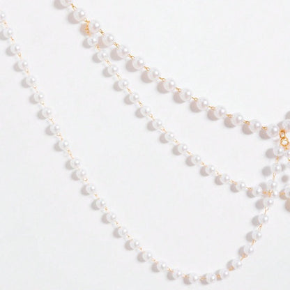 4529 2025 women's new waist chain multi-layer pearl fringed waist chain with dress fashion waist chain body chain