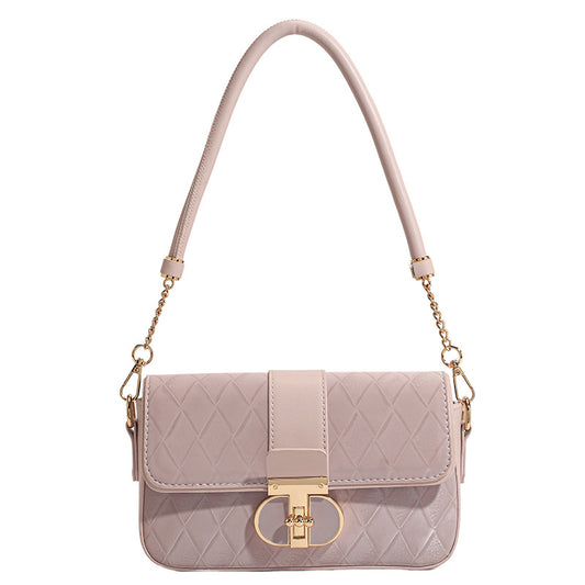 2025 Popular light summer light luxury neon bag popular textured small square bag  portable underarm bag single shoulder messenger bag