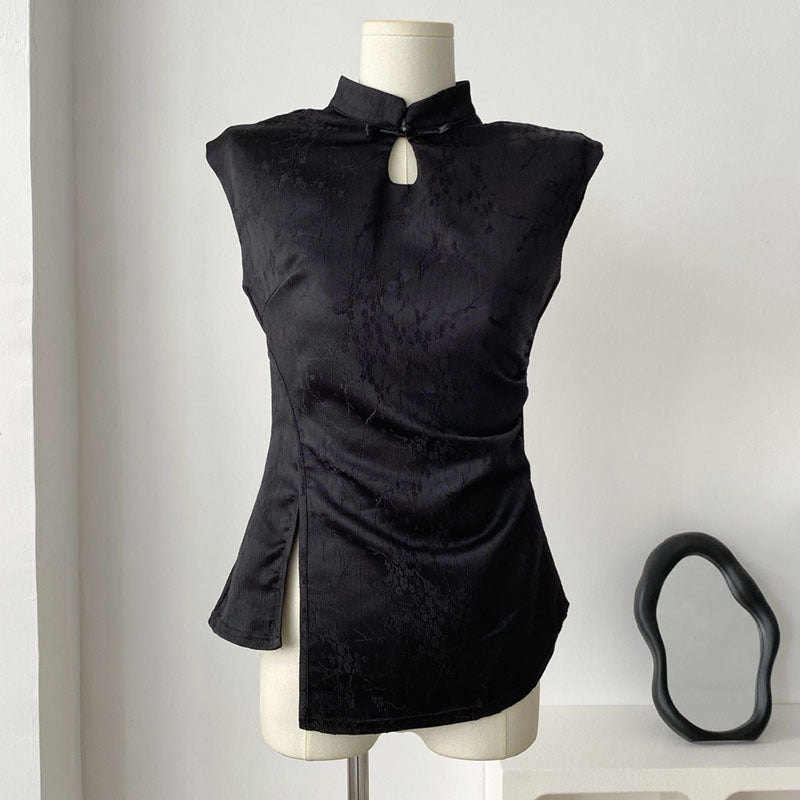 2025 Spring Clear Tone Heavy Industry Jacquard Cheongsam Dress for Women Summer New National Style Improved New Chinese Style Dress Women