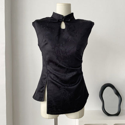 2025 Spring Clear Tone Heavy Industry Jacquard Cheongsam Dress for Women Summer New National Style Improved New Chinese Style Dress Women