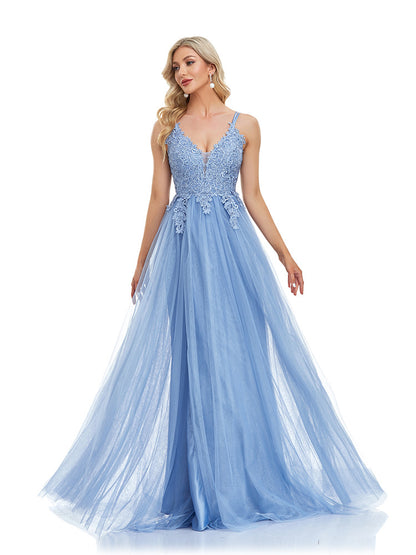 2025 supply popular autumn new Popular trade dress sexy backless dignified atmospheric long evening dress