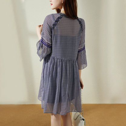 2025 Holiday silk dress  summer new women's clothing suspender medium and long temperament fashionable mulberry silk skirt