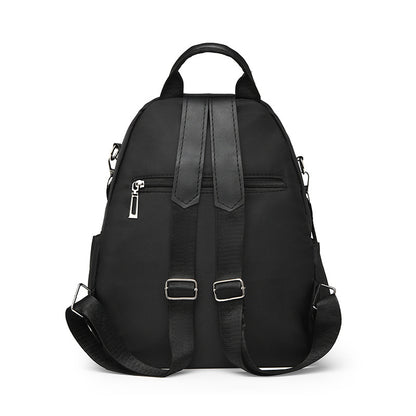 Casual Backpack New Trendy Nylon Cloth Large Capacity Multi-Layer Double Back Multipurpose Backpack Cross-Border Schoolbag Wholesale
