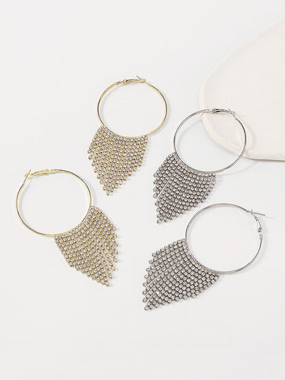 xakxx Geometric Tasseled Earrings Accessories