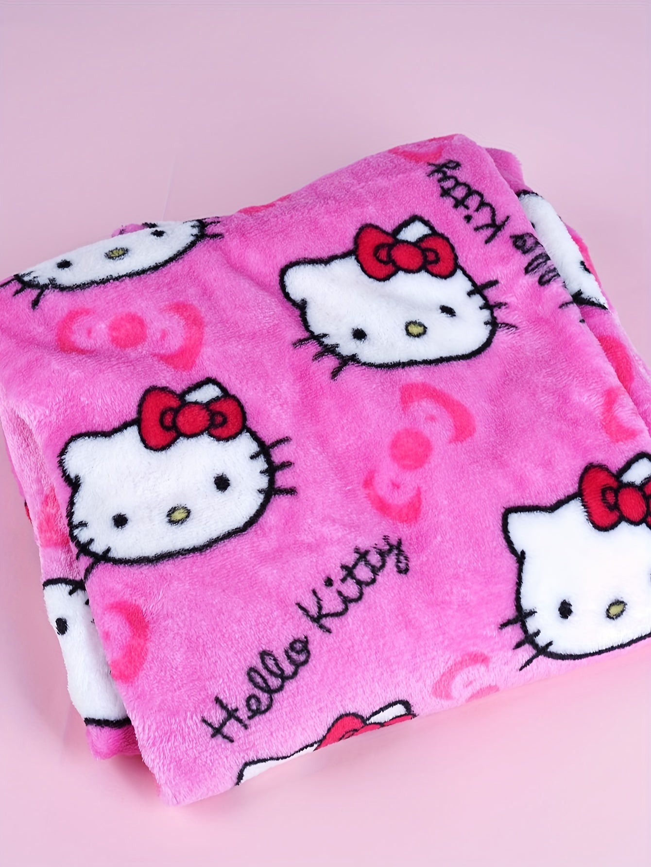 Hello Kitty Flannel Pajama Set for Women - Soft, Warm, White Anime Cartoon Print Lounge Pants - Autumn Fashion Gift Idea
