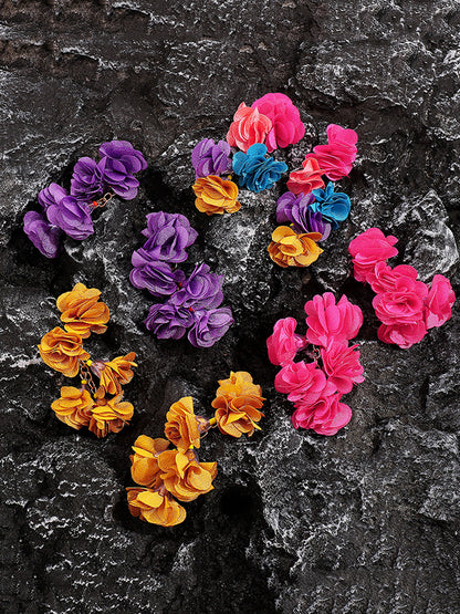 xakxx Flower Shape Drop Earrings Earrings Accessories
