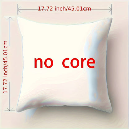 4-Piece Christmas Throw Pillow Covers Set - Contemporary Polyester Decorative Cushion Cases with Zipper Closure, Machine Washable, Woven Fabric, Holiday Themed Decor for Living Room - Gift, Tree, Wreath, Ball Designs