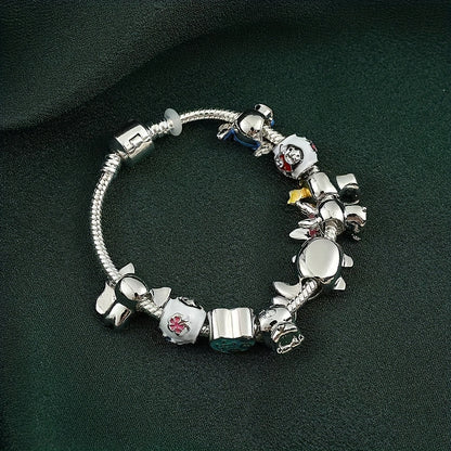 1pc Delightful Disney Stitch Charm Bracelet for Women - Licensed, Cute, Beaded Fashion Accessory with Lilo & Stitch Charms - Adorable Birthday Gift Idea for Her, Perfect for Any Occasion