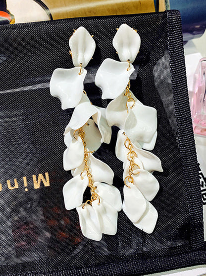 xakxx Stylish Tasseled Acrylic Earrings Accessories