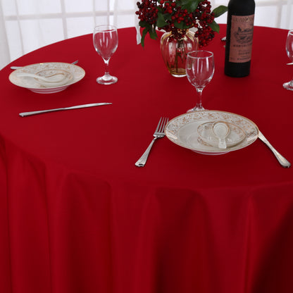 1pc Waterproof Polyester Tablecloth - Solid Color, Rectangle Design - Durable, Stain-Resistant, Perfect for Picnics, Holidays, Weddings - Home, Room & Wedding Decor - Easy Care, Attractive Style - Versatile Usage, Ideal Gift