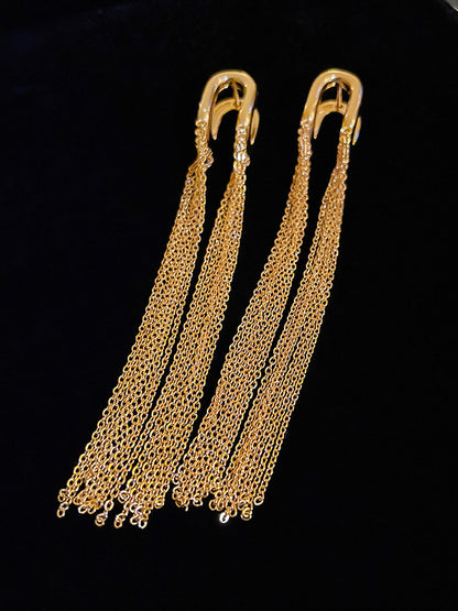 xakxx Tasseled Eardrop Earrings Accessories