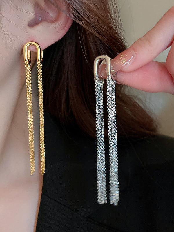 xakxx Tasseled Eardrop Earrings Accessories
