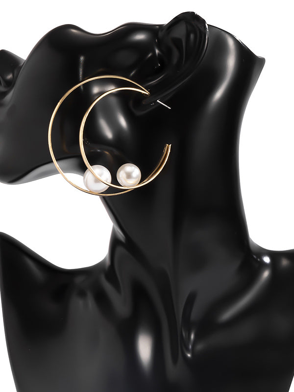 xakxx Original Vintage Geometric Pearl Earrings