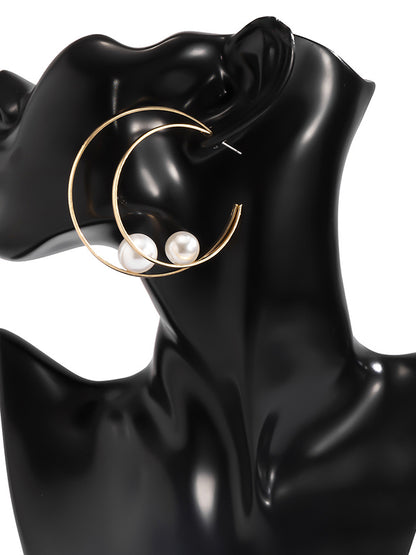 xakxx Original Vintage Geometric Pearl Earrings