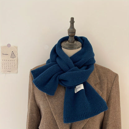 1pc Thick Knit Scarf for Men - Soft, Warm, and Stylish Winter Accessory - Perfect Holiday Gift for Him, Cozy and Comfortable