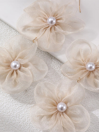 xakxx Three-Dimensional Flower Drop Earrings