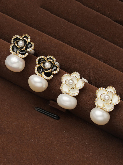 xakxx Flower Shape Earrings Accessories