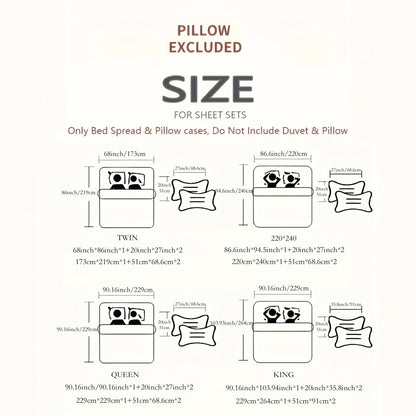 Patchwork Bedding Set: 3-Piece Floral Quilted Bed Cover/Bedspread with 2 Pillowcases, Soft and Breathable, Perfect for a Comfortable Bedroom Decor