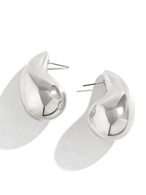 xakxx Geometric Solid Color Earrings Accessories