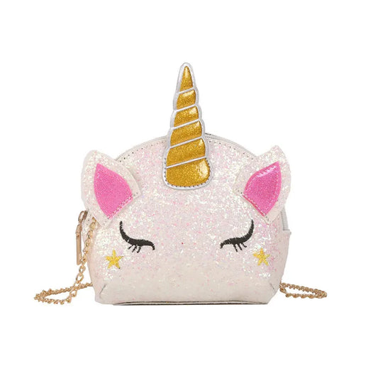 5 styles Chain Shoulder Bags Bling Sequins Cartoon Crossbody Purse kids Messenger coin party favor gift C6680